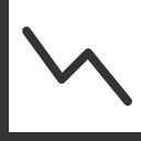 иконка graph down, graph, статистика, down, стрелка