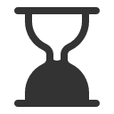 иконка hourglass bottom, hourglass, песочные часы, bottom, стрелка