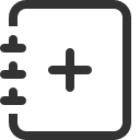 иконка journal plus, journal, plus, плюс
