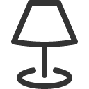 иконка lamp, лампа