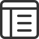иконка layout text window reverse, layout, макет, text, текст, window, reverse