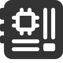 иконки motherboard, материнская плата