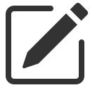 иконка pencil square, pencil, square