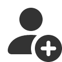 иконки person add, person, add, добавить
