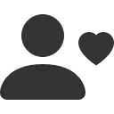 иконка person heart, person, heart, сердце