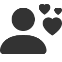 иконка person hearts, person, hearts, сердце