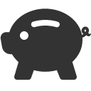 иконка piggy bank, копилка, piggy, bank, банк