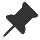 иконка pin angle, pin, кнопка, angle