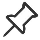 иконка pin angle, pin, кнопка, angle