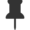 иконка pin, кнопка