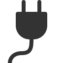 иконка plug, штекер