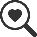иконка search heart, search, поиск, heart, сердце