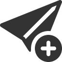иконка send plus, send, марка, plus, плюс