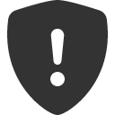 иконка shield exclamation, shield, щит, exclamation, предупреждение