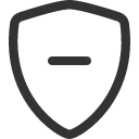 иконки shield minus, shield, щит, minus, минус