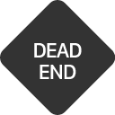 иконки sign dead end, sign, dead, end