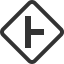 иконки sign intersection side, sign, intersection, side