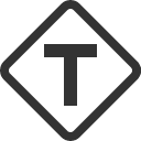 иконки sign intersection t, sign, intersection