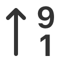 иконка sort numeric up, sort, numeric, up, стрелка вверх