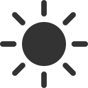 иконка sun, солнце