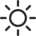 иконка sun, солнце