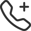 иконки telephone plus, telephone, plus, плюс