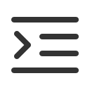 иконка text indent left, text, текст, indent, left, стрелка
