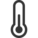 иконка thermometer half, thermometer, термометр, half, батарея