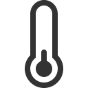 иконка thermometer low, thermometer, термометр, low, батарея