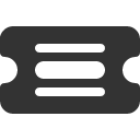 иконка ticket detailed, ticket, билет, detailed