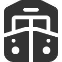 иконка train freight front, train, поезд, freight, front