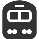 иконка train front, train, поезд, front