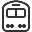 иконка train front, train, поезд, front