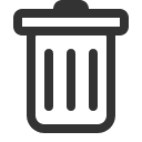 иконка trash, мусорный бак