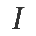 иконка type italic, type, шрифт, italic, курсив