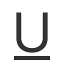 иконка type underline, type, шрифт, underline