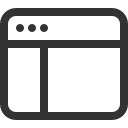 иконка window sidebar, window, sidebar, монитор