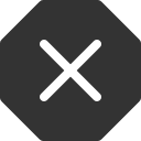 иконка x octagon, octagon