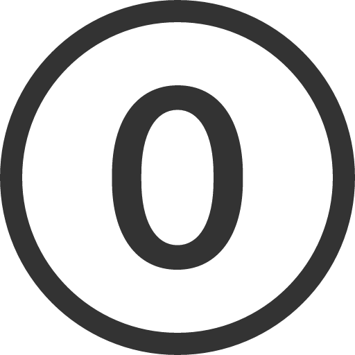 иконка 0 circle, circle,