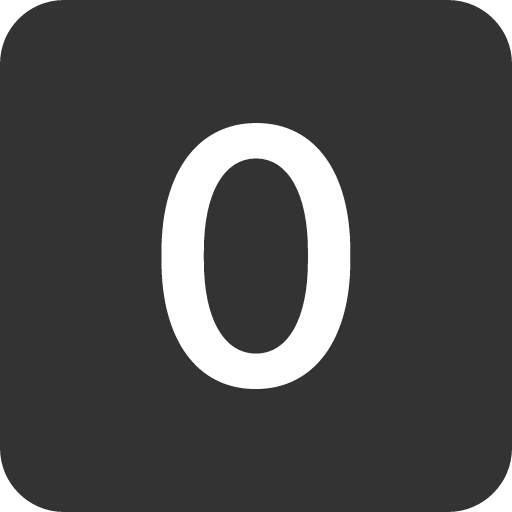 иконка 0 square, square,