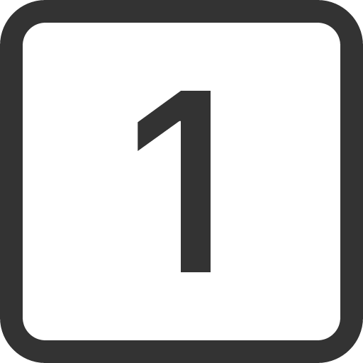 иконка 1 square, square,