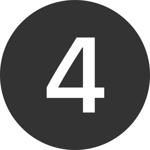 иконка 4 circle, circle,
