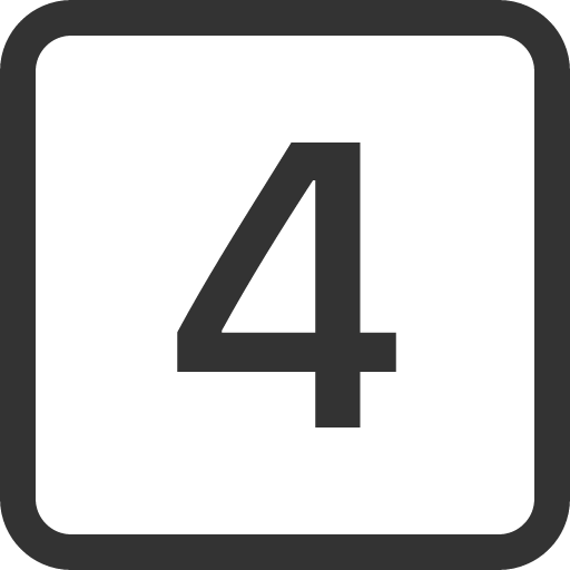 иконка 4 square, square,