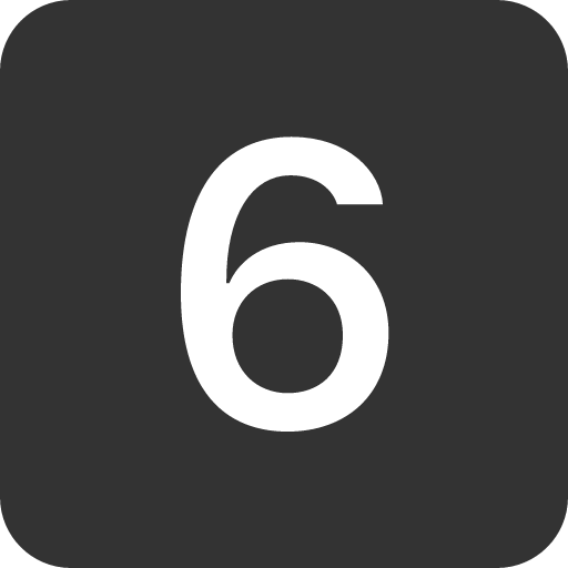 иконка 6 square, square,