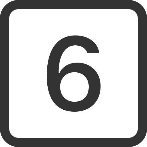 иконка 6 square, square,