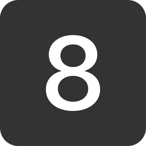 иконка 8 square, square,