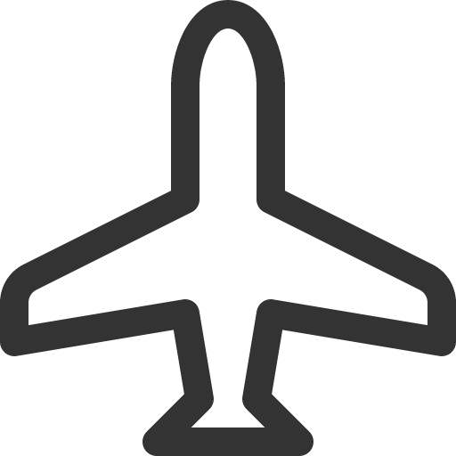 иконка airplane, самолет,