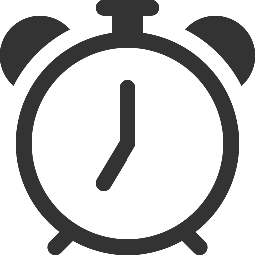 иконка alarm, будильник,