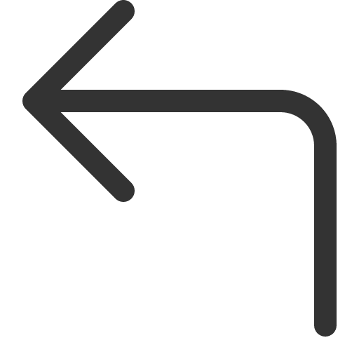 иконка arrow 90deg left, arrow, стрелка, 90deg, left,
