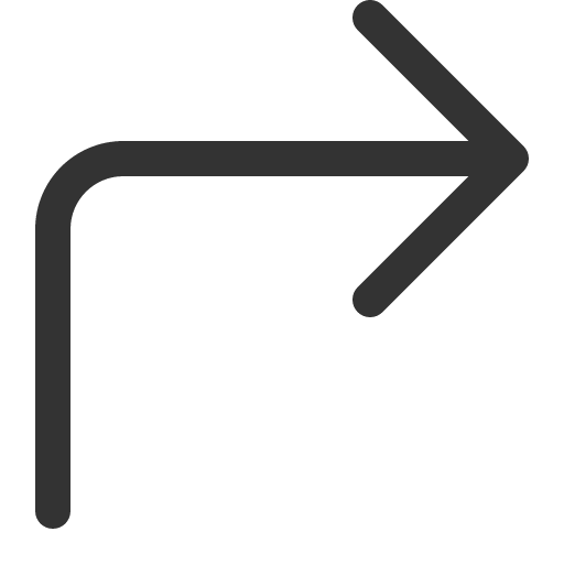 иконка arrow 90deg right, arrow, стрелка, 90deg, right,
